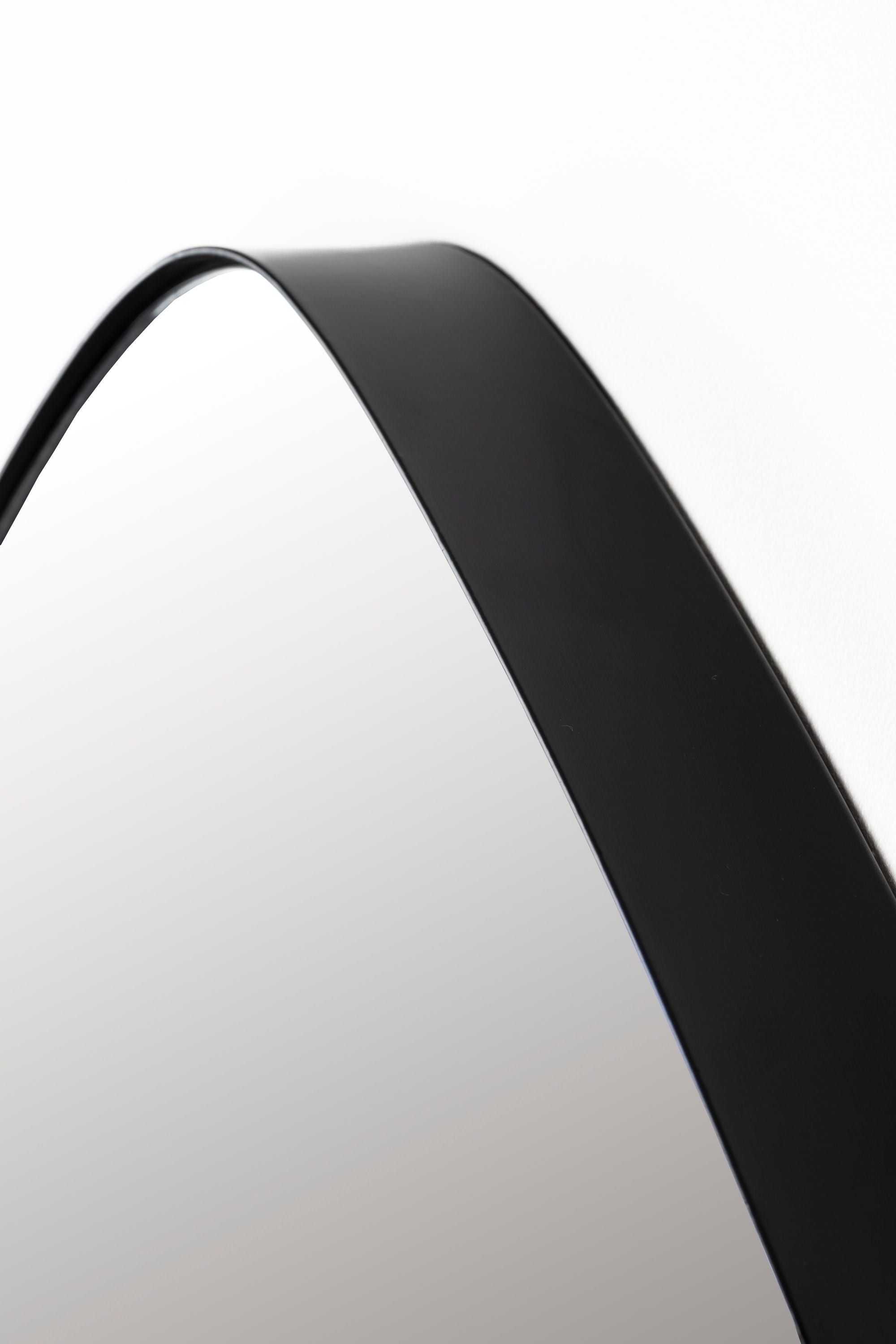 Mila Black Square Wall Mirror